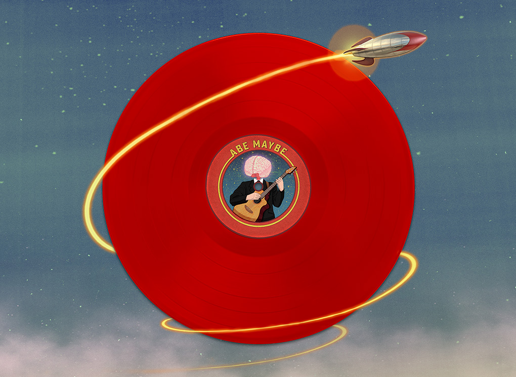 exist, exist design studio, michael glowacki, abe maybe, illustration, album artwork&nbsp; 